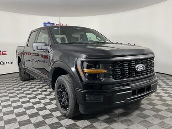 2025 Agate Black Metallic Ford F-150 STX PDI DOHC Engine RWD 4 Door