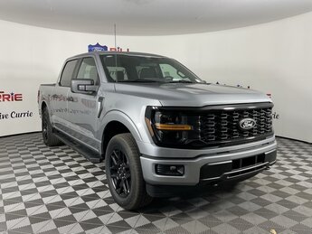 2025 Iconic Silver Metallic Ford F-150 STX 2.7L V6 EcoBoost Engine Automatic 4 Door Truck 4X4