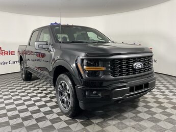2025 Agate Black Metallic Ford F-150 STX Automatic 4 Door 2.7L V6 EcoBoost Engine