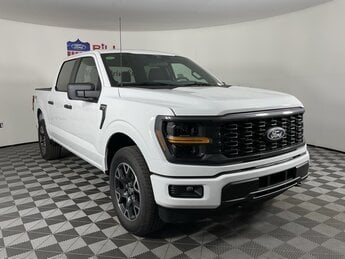 2025 Oxford White Ford F-150 STX Truck 2.7L V6 EcoBoost Engine 4 Door