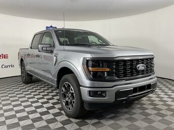 2025 Iconic Silver Metallic Ford F-150 STX 4 Door Automatic Truck 2.7L V6 EcoBoost Engine 4X4