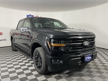 2025 Agate Black Metallic Ford F-150 XLT Automatic RWD 2.7L V6 EcoBoost Engine 4 Door Truck