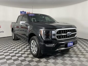 2023 Agate Black Metallic Ford F-150 Platinum Truck 4X4 4 Door 3.5L V6 EcoBoost Engine Automatic