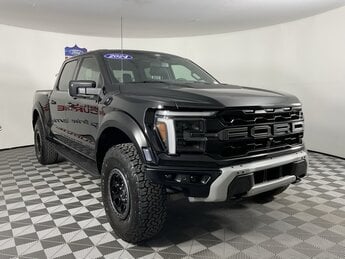 2024 Agate Black Metallic Ford F-150 Raptor 4 Door 4X4 Automatic Truck 3.5L V6 EcoBoost Engine