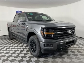 2025 Gray Metallic Ford F-150 XLT Automatic Truck 3.5L PowerBoost Full-Hybrid V6 Engine 4X4