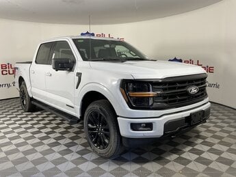 2025 White Metallic Ford F-150 XLT 3.5L PowerBoost Full-Hybrid V6 Engine 4X4 Automatic