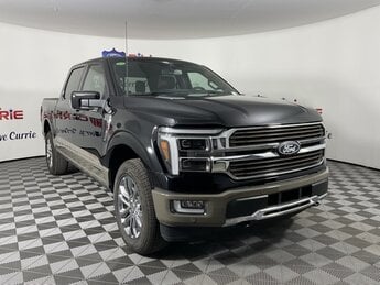 2025 Agate Black Metallic Ford F-150 King Ranch 3.5L PowerBoost Full-Hybrid V6 Engine 4X4 4 Door Truck Automatic