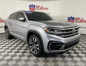 2023 Pyrite Silver Metallic Volkswagen Atlas Cross Sport 3.6L V6 SEL Premium R-Line 3.6L VR6 Engine AWD 4 Door Automatic