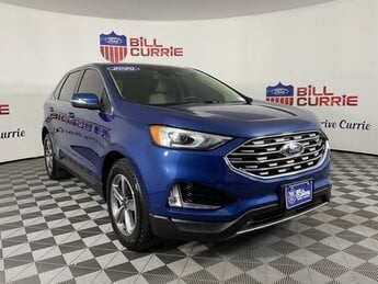 2020 Atlas Blue Metallic Ford Edge SEL 4 Door EcoBoost 2.0L I4 GTDi DOHC Turbocharged VCT Engine Automatic SUV