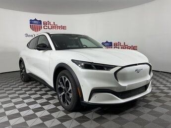 2024 Star White Metallic Tri-Coat Ford Mustang Mach-E Select 4 Door SUV Dual Electric Motor Engine