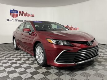 2021 Ruby Flare Pearl Toyota Camry LE FWD 4 Door Automatic Car