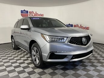 2019 Lunar Silver Metallic Acura MDX 3.5L 3.5L V6 SOHC i-VTEC 24V Engine FWD 4 Door SUV