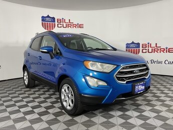 2019 Blue Candy Metallic Tinted Clearcoat Ford EcoSport SE EcoBoost 1.0L I3 GTDi DOHC Turbocharged VCT Engine SUV FWD Automatic