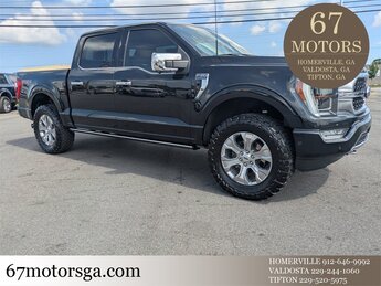 2022 Agate Black Metallic Ford F-150 Platinum Automatic 4 Door Truck 3.5L V6 EcoBoost Engine