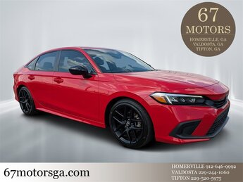 2023 Rallye Red Honda Civic Sport Car FWD Automatic (CVT) 2.0L I4 DOHC 16V i-VTEC Engine