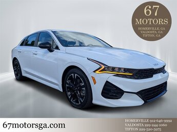 2022 Glacial White Pearl Kia K5 GT-Line 4 Door Car Automatic I4 Engine FWD
