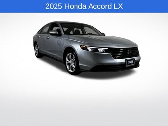 2025 Honda Accord LX Automatic (CVT) 4 Door Car 1.5T I4 DOHC 16V Turbocharged VTEC Engine FWD