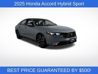 2025 Urban Gray Pearl Honda Accord Hybrid Sport 2.0L I4 DOHC 16V Engine Automatic (CVT) FWD