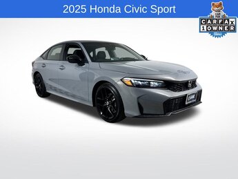 2025 Honda Civic Sport Car FWD 4 Door 2.0L I4 DOHC 16V Engine Automatic (CVT)