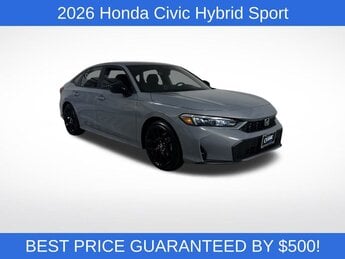 2026 Urban Gray Pearl Honda Civic Hybrid Sport FWD Car Automatic (CVT) 2.0L 16V DOHC Engine