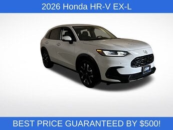 2026 Platinum White Pearl Honda HR-V EX-L Automatic (CVT) 2.0L I4 DOHC 16V i-VTEC Engine SUV 4 Door