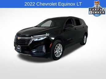 2022 Mosaic Black Metallic Chevrolet Equinox LT 4 Door SUV 1.5L DOHC Engine Automatic