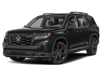 2025 Crystal Black Pearl Honda Pilot Black Edition AWD Automatic SUV 3.5L V6 DOHC 24V Engine 4 Door