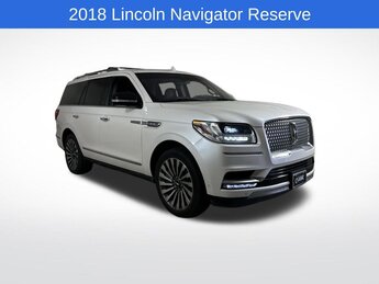 2018 White Platinum Metallic Tri-Coat Lincoln Navigator Reserve SUV 4X4 Automatic 4 Door