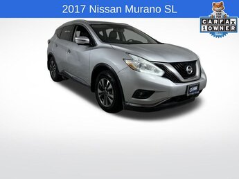 2017 Brilliant Silver Metallic Nissan Murano SL 3.5L V6 Engine FWD 4 Door Automatic (CVT) SUV