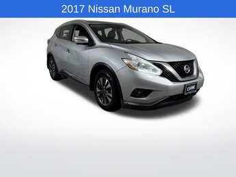 2017 Brilliant Silver Metallic Nissan Murano SL 3.5L V6 Engine FWD 4 Door Automatic (CVT) SUV