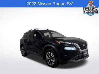 2022 Super Black Nissan Rogue SV Automatic (CVT) 4 Door SUV