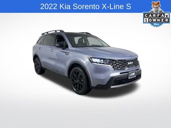 2022 Everlasting Silver Kia Sorento X-Line S SUV 2.5L I4 DGI DOHC 16V LEV3-ULEV70 191hp Engine Automatic