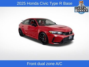 2025 Rallye Red Honda Civic Type R Base FWD 2.0L I4 Turbocharged DOHC 16V LEV3-ULEV50 315hp Engine 4 Door Hatchback Manual