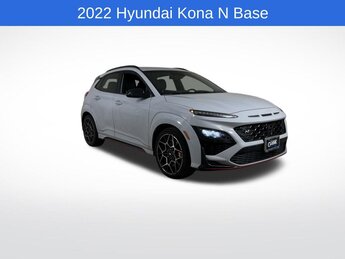 2022 Sonic Blue Hyundai Kona N Base 4 Door SUV FWD 2.0L I4 DGI DOHC 16V Turbocharged Engine Automatic
