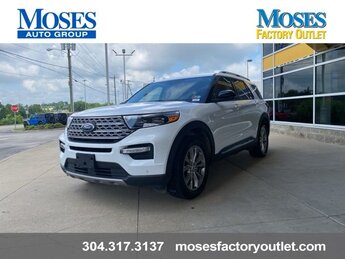 2021 Oxford White Ford Explorer Limited 4X4 2.3L EcoBoost I-4 Engine Automatic 4 Door SUV