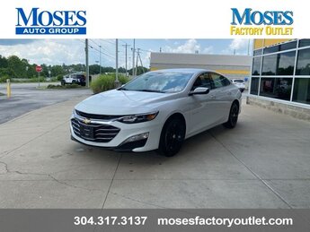 2023 Summit White Chevrolet Malibu LT Automatic (CVT) 1.5L DOHC Engine FWD 4 Door Car