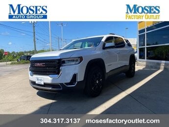2022 Summit White GMC Acadia SLT Automatic 3.6L V6 SIDI Engine 4 Door
