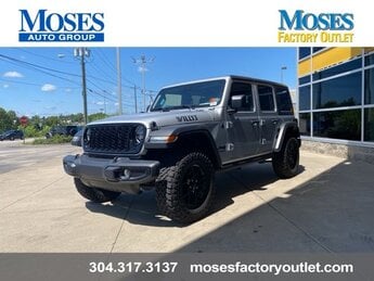 2024 Silver Zynith Clearcoat Jeep Wrangler Willys 4 Door SUV Automatic