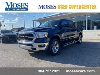 2022 Patriot Blue Pearlcoat Ram 1500 Big Horn 4 Door 4X4 Truck