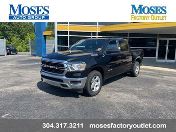 2023 Diamond Black Crystal Pearlcoat Ram 1500 Big Horn HEMI 5.7L V8 Multi Displacement VVT eTorque Engine Automatic 4 Door Truck 4X4