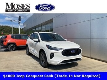 2024 Star White Metallic Tri-Coat Ford Escape Hybrid ST-Line Select SUV Automatic (CVT) AWD 2.5L iVCT Engine 4 Door
