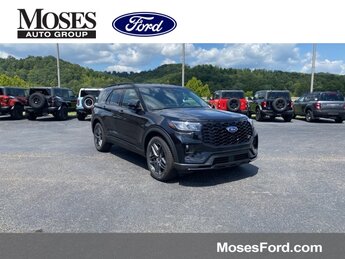 2025 Agate Black Metallic Ford Explorer ST 3.0L EcoBoost V6 Engine Automatic 4 Door SUV