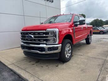 2025 Race Red Ford Super Duty F-350 SRW Lariat Truck Automatic 4 Door 4X4 Power Stroke 6.7L V8 DI 32V OHV Turbodiesel Engine