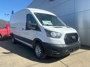 2025 Oxford White Ford Transit-250 Base 3.5L V6 Flex Fuel Engine RWD 3 Door Van Automatic