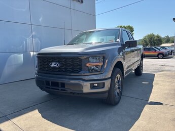 2025 Carbonized Gray Metallic Ford F-150 STX 2.7L V6 EcoBoost Engine 4 Door Automatic