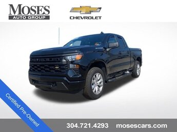 2025 Black Chevrolet Silverado 1500 Custom 4 Door Truck 4X4 Automatic