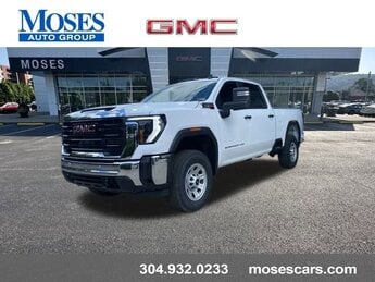 2025 Summit White GMC Sierra 2500 HD Pro 4 Door Automatic 6.6L Duramax Turbo-Diesel V8 engine