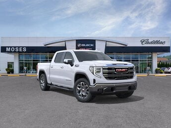 2026 Summit White GMC Sierra 1500 SLT Truck 4X4 Automatic 5.3L EcoTec3 V8 engine