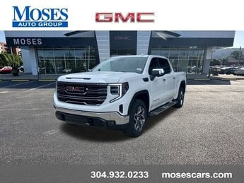 2026 Summit White GMC Sierra 1500 SLT 4X4 Automatic Truck 5.3L EcoTec3 V8 engine 4 Door