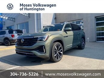 2025 Avocado Green Pearl Volkswagen Atlas 2.0T SEL Premium R-Line Automatic SUV 2.0L TSI Engine 4 Door AWD